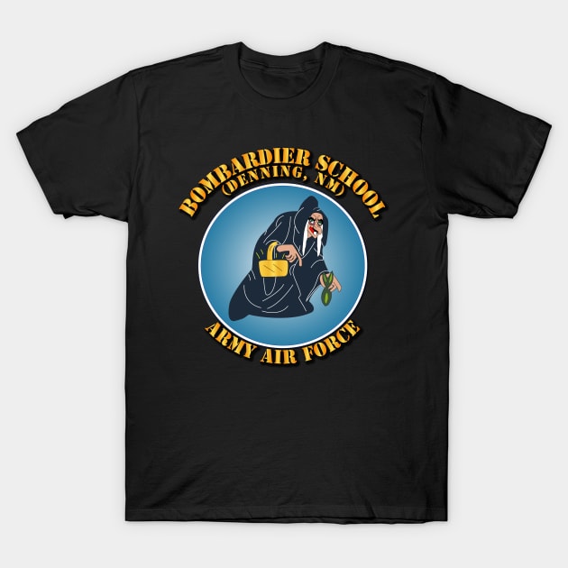 Bombardier School - Denning NM w Txt T-Shirt by twix123844